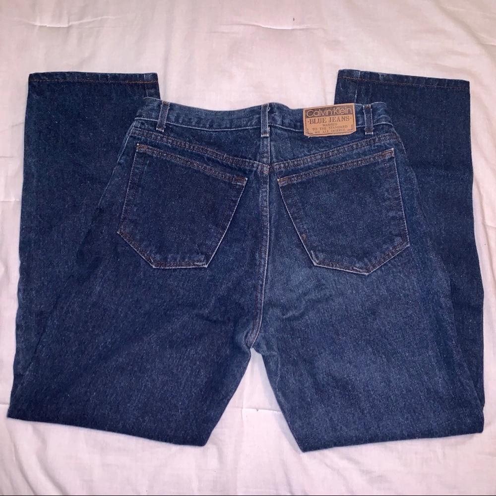 Calvin Klein Blue Jeans Straight Leg Size 32